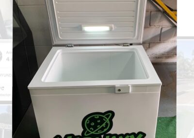 Alquiler de Congeladores de diferentes tamaños Personalizados con tu Marca Paletas Publicitarias, Paletas Artesanales, Paletas de Fruta.
